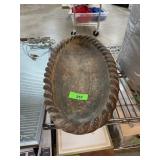 LARGE TERRACOTTA POTTERY CENTERPIECE BOWL