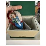 PIER 1 LI BIEN GLASS CHRISTMAS ORNAMENT