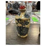 POTTERY CHINESE SNUFF OPIUM BOTTLE