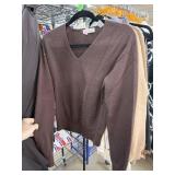 LORD & TAYLOR CASHMERE DESIGNER SHIRT SZ M