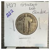 1927 STANDING LIBERTY SILVER QUARTER