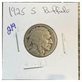 1925-S BUFFALO NICKEL