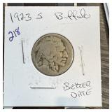 1923-S BUFFALO NICKEL BETTER DATE