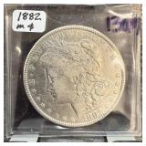1882 MORGAN SILVER DOLLAR