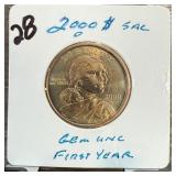 2000-D UNC SACAGAWEA DOLLAR COIN