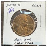 2000-D UNC SACAGAWEA DOLLAR COIN