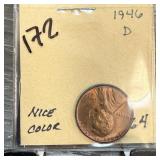 1946-D WHEAT PENNY CENT