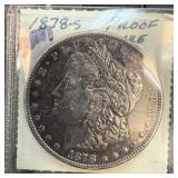 1878-S MORGAN SILVER DOLLAR PROOF LIKE