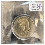 2001-S GEM CAMEO PROOF JFK HALF DOLLAR