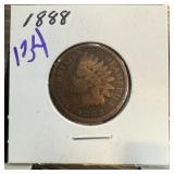 1888 INDIAN HEAD PENNY CENT
