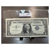 1957-A GEM UNC $1 SILVER CERTIFICATE CURRENCY NOTE