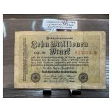 1923 GERMANY 10 MILLION MARKS CURRENCY NOTE