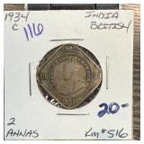 1934-C 2 ANAS BRITISH INDIA