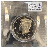 2005-S GEM DEEP CAMEO PROFF JFK HALF DOLLAR