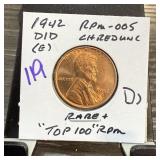 1942-D/D RPM-005 UNC RARE TOP-100