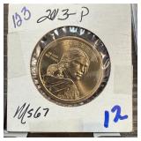 2013 UNC SACAGAWEA DOLLAR