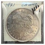 1921 MORGAN SILVER DOLLAR