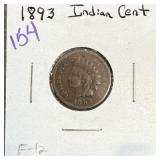 1893 INDIAN HEAD PENNY CENT