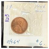 1948 UNC WHEAT PENNY CENT