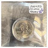 2004 P & D UNC TEXAS WASHINGTON QUARTERS