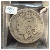 1901-O MORGAN SILVER DOLLAR