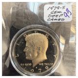 1979-S GEM DEEP CAMEO JFK HALF DOLLAR PROOF