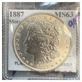 1887 MORGAN SILVER DOLLAR HIGH GRADE