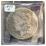 1897-O MORGAN SILVER DOLLAR