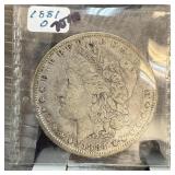 1881-O MORGAN SILVER DOLLAR