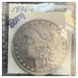 1896-O MORGAN SILVER DOLLAR