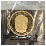 2008-S JOHN TYLER PROOF PRESIDENTIAL DOLLAR