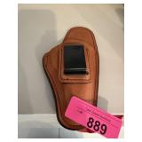 BIANCHI LEATHER GUN HOLSTER SZ 9 BIANCHI LEATHER GUN HOLSTER SZ 9