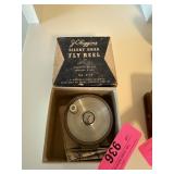 VINTAGE J.C. HIGGINS SILENT DRAG FLY FISHING REEL VINTAGE J.C. HIGGINS SILENT DRAG FLY FISHING REEL