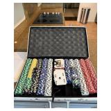 LARGE POKER CHIP SET LARGE POKER CHIP SET