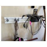 LOT OF EXTENSION CORDS MISC SHELVES /LEVEL TSQUARE LOT OF EXTENSION CORDS MISC SHELVES /LEVEL TSQUARE