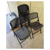 4PC FOLDING CHAIRS 4PC FOLDING CHAIRS