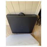 QTY 1 FOLDING TABLE BLACK QTY 1 FOLDING TABLE BLACK