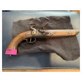 ANTIQUE BELGIUM FLINTLOCK PISTOL NOTE ANTIQUE BELGIUM FLINTLOCK PISTOL NOTE