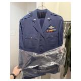 VINTAGE AIR FORCE DRESS BLUE UNIFORM FULL BIRD VINTAGE AIR FORCE DRESS BLUE UNIFORM FULL BIRD