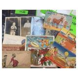 LOT OF VINTAGE POSTCARDS RISQUE & HUMOROUS