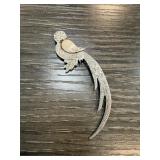 STERLING SILVER & 10K GOLD BROOCH NOTE