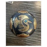1950S GLAZIELLA LAFFI PERU 18K GOLD 925 BIRD PIN