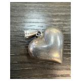STERLING SILVER HEART PENDANT