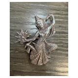 STERLING SILVER SIAM BUDDHA BROOCH