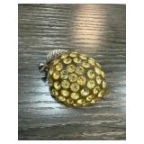 VINTAGE MID CENTURY LUCITE FRUIT BROOCH / PIN