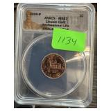 2009 ANACS MS67 LINCOLN CENT