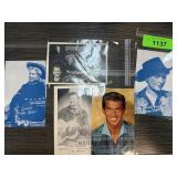 LOT OF 5 MIXED CELEBRITY PHOTOS