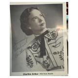 CHARLINE ARTHUR AUTOGRAPHED PHOTO