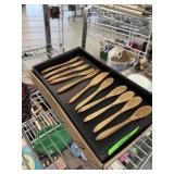 NEW JAPANESE WOOD UTENSILS SET