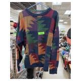 VINTAGE RALPH LAUREN CHAPS SEWATER HAND KNIT SZ L